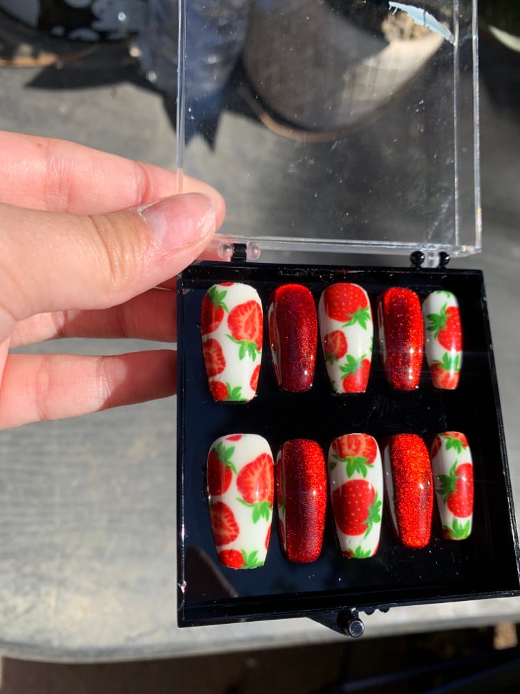 Image of Strawberry Shortcake Nails