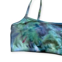 Image 4 of S (34) Bralette in Mermaid Watercolor Ice Dye