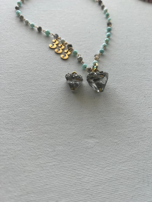 Image of NIANIA • Beaded Angel Number Necklace