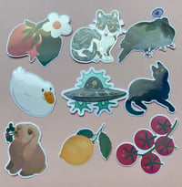 Image 1 of Large Holographic Vinyl Stickers