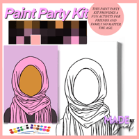 Image 1 of Bint paint party kit 