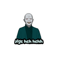 Nge heh hehh Voldemort Funny Harry Potter Waterproof Vinyl Sticker Decal