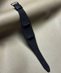 Image 1 of One Piece Bund Strap - Black Ballistic Canvas