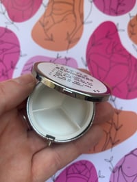 Image 3 of Round travel pill tin
