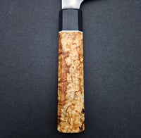 Image 4 of Nakiri with Hamon and mirror polish 