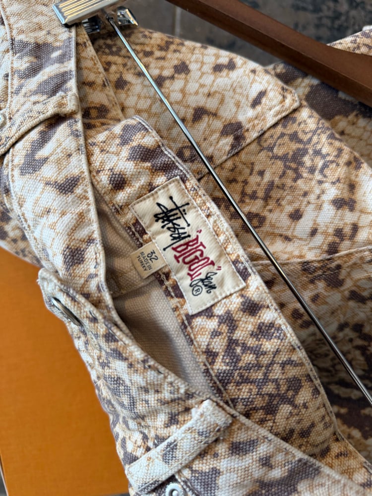 Image of Stussy Big Ol’ Washed Cotton Phython