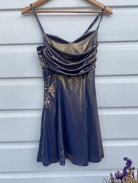 Image 1 of metallic party dress 