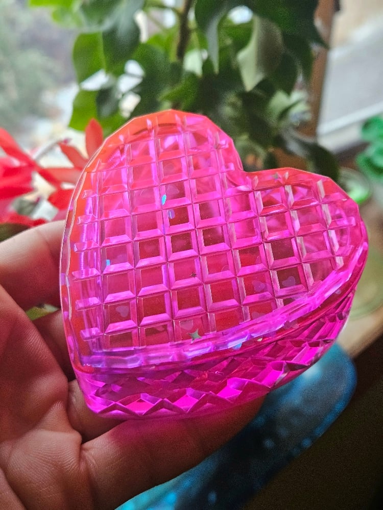 Image of Neon Pink Heart Box 2