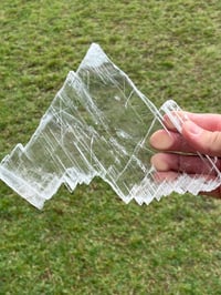 Image 7 of Transparent Selenite Slab | Morocco #3046