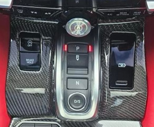 Image of AEROCARBON- Acura MDX (2022-2026) Gear Shifter Cover