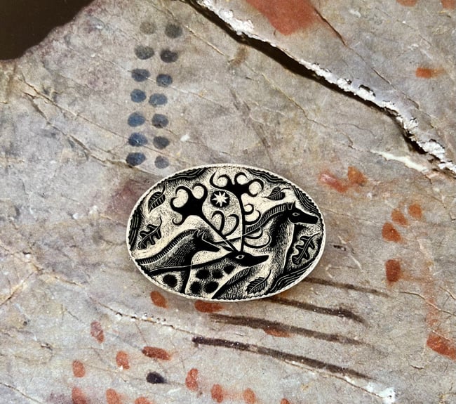 ANCIENT ECHOES BROOCH