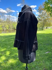 Image 4 of Large Black Corduroy Skull Jacket