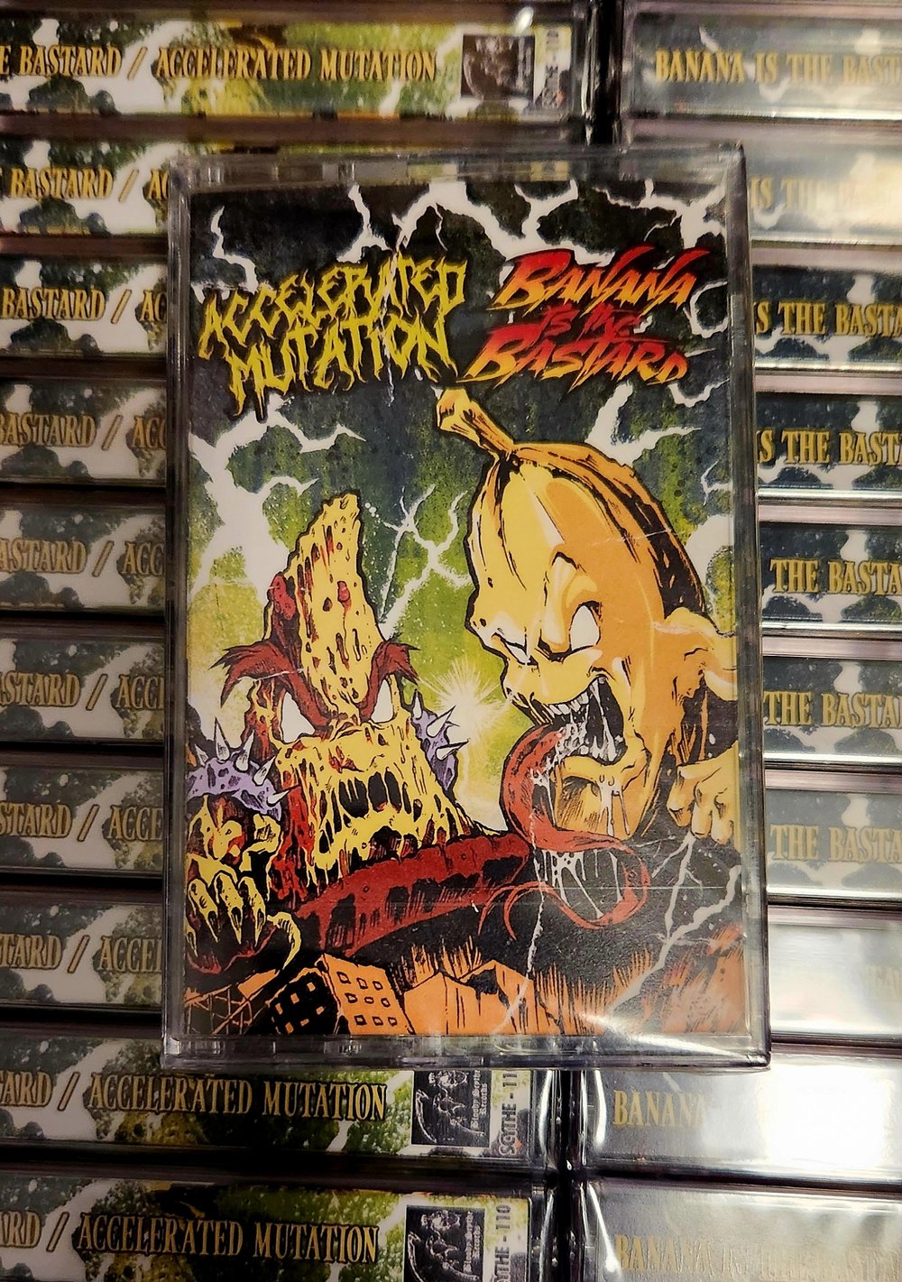 Banana Is The Bastard / Accelerated Mutation split Cassette (Scythe - 110)