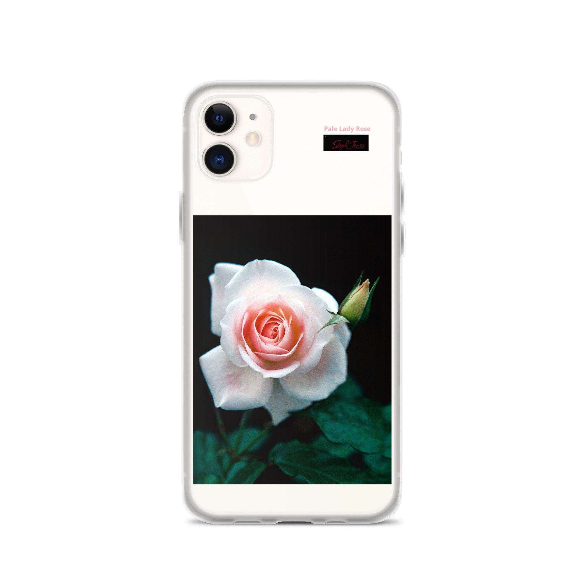 Image of iPhone Case Pale Lady Rose II. Classic Flower Collection.