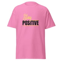 Image 7 of Unisex classic tee, Stay Positive T-Shirt | Motivational Uplifting Message Graphic Tee