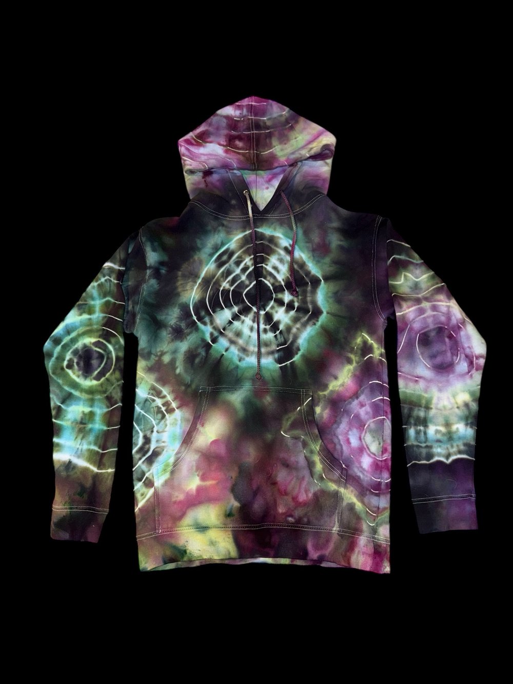Image of (S) Moss Berry Hooded Sweatshirt 