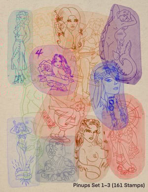 Image of 600+ Acetates Tahiti Felix Collection Brush Set for iPad Procreate