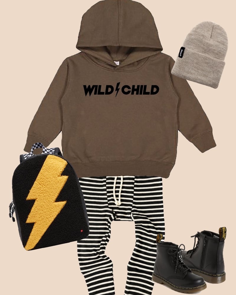 Image of WILD CHILD SWEATSHIRT (MILITARY GREEN)