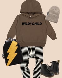 Image 1 of WILD CHILD SWEATSHIRT (MILITARY GREEN)