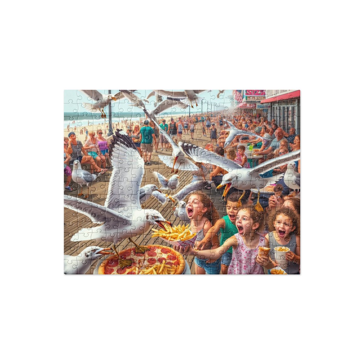 Image of When Jersey Seagulls Attack Puzzle