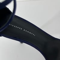 Image 6 of  Giuseppe Zanotti Navy Bow Sandals