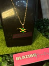 Jamaican plate necklace 