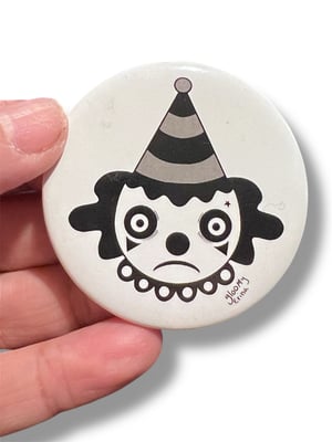 Gloomy Clown 2.25 inch buttons