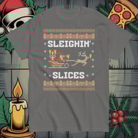 Image 6 of Sleighin' Slices Ugly Christmas Tee