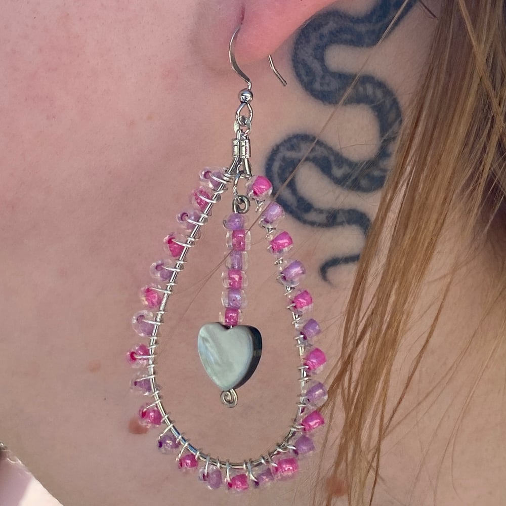 Image of rave lover earrings