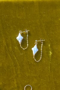 Image 1 of Star chain earrings 