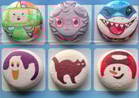 Image 1 of Plush Button Badges