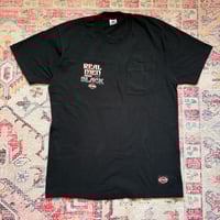 Image 1 of VINTAGE HARLEY DAVIDSON POCKET “REAL MEN WEAR BLACK”