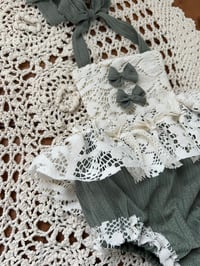 Image 3 of Sage Newborn Romper