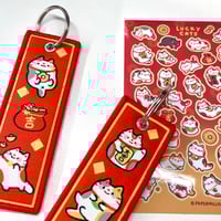 Image 1 of Lucky Cat Jet Tag 