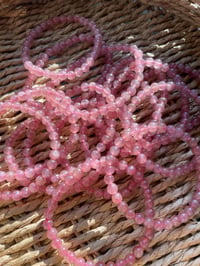 Image 1 of Strawberry Quartz Crystal Bracelet