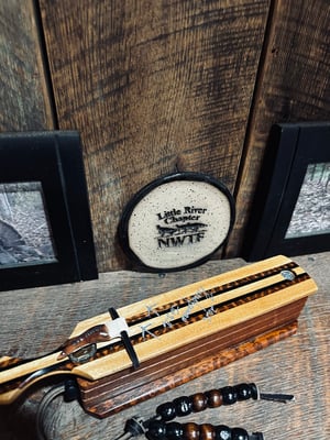 Image of Yellow Heart/ Mahogany with Ebony and snakewood inlay