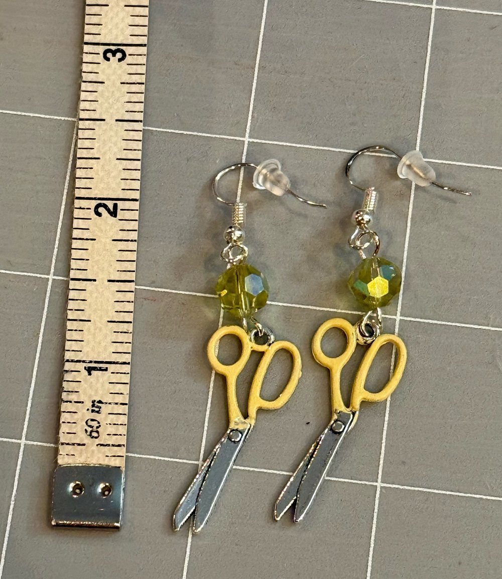 Image of Shearly Cute Scissors Earrings
