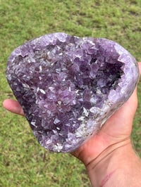 Image 10 of Amethyst With Calcite & Polished Edges | Brazil #2185