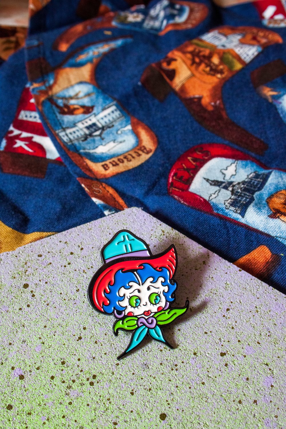 Image of Cowgal Betty Boop Soft Enamel Pin