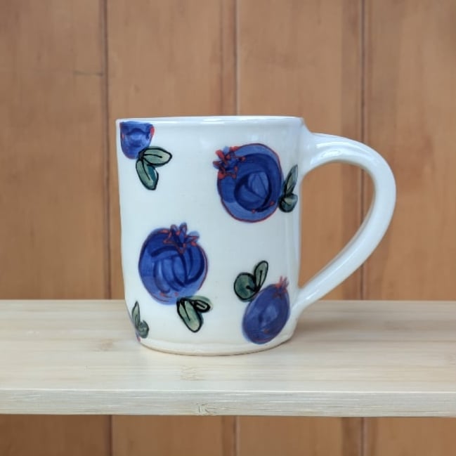Image of Tall Blueberries Mug