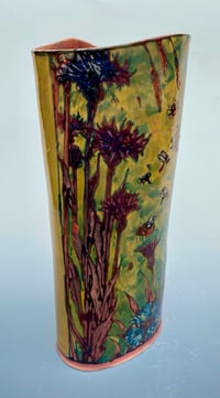 Image 4 of “Cornflower” reduction lustre vase