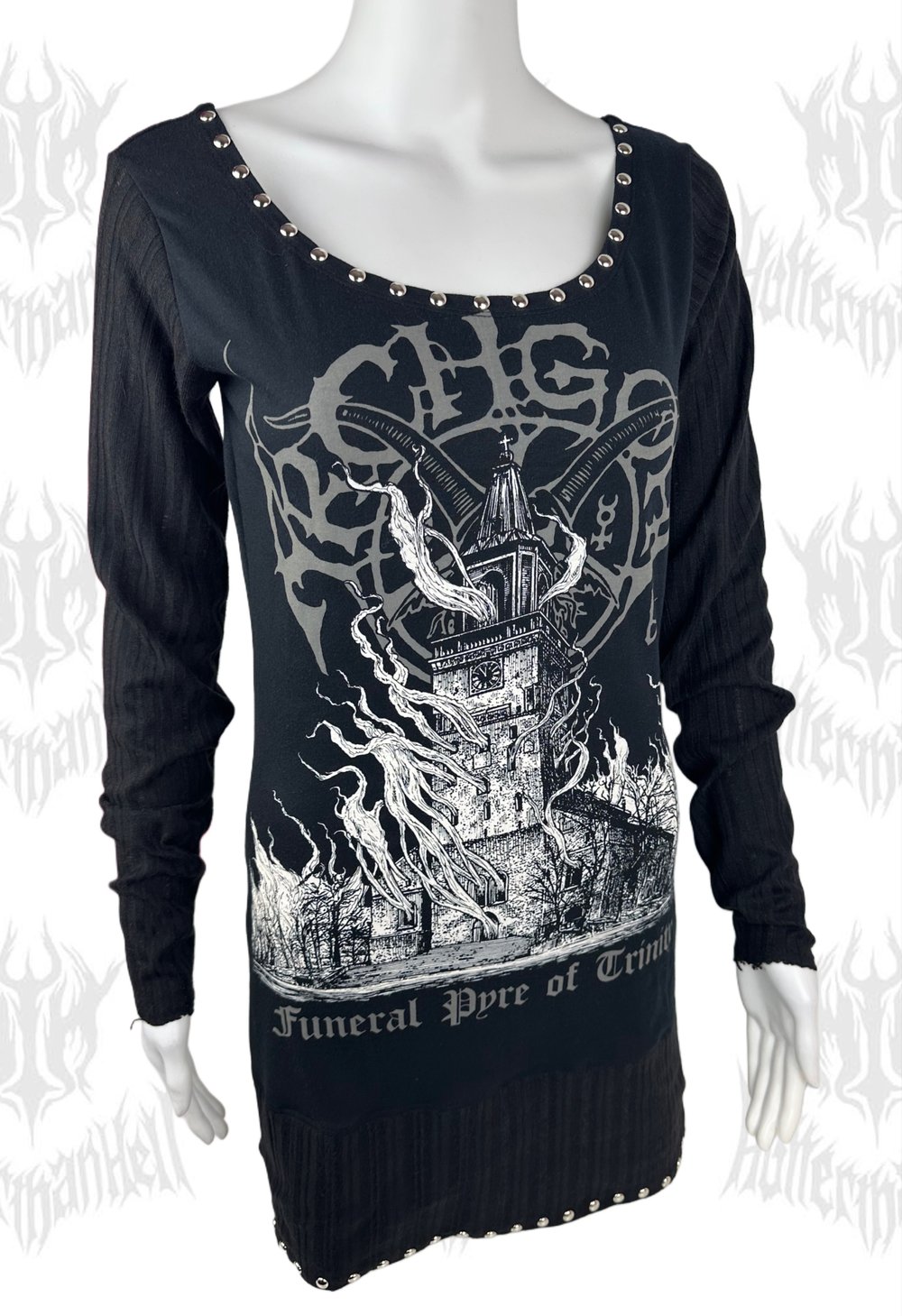 Archgoat "Funeral Pyre Of Trinity" Sleeved Dress (SIZE S)