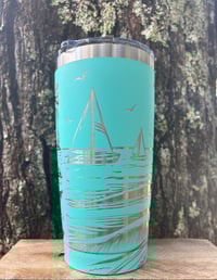 Image 4 of Ocean Beach Scene 20oz tumbler