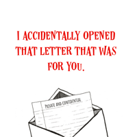 Open Letter Card 