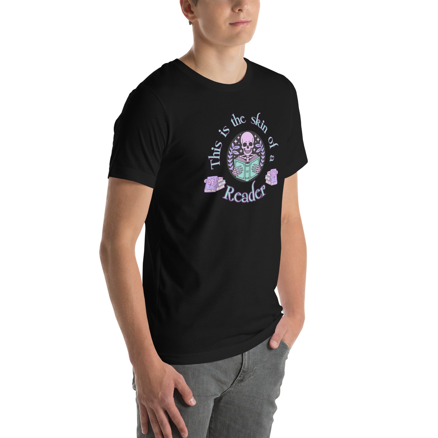 Image of skin of a reader Unisex t-shirt