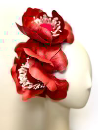 Image 1 of Red straw roses. SOLD