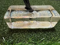 Image 2 of silver honeycomb and skull blade putter