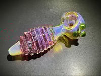 Image 6 of Hand Blown, Color Changing Pipe