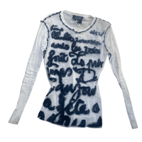 Image 1 of Jean Paul Gaultier Script Top