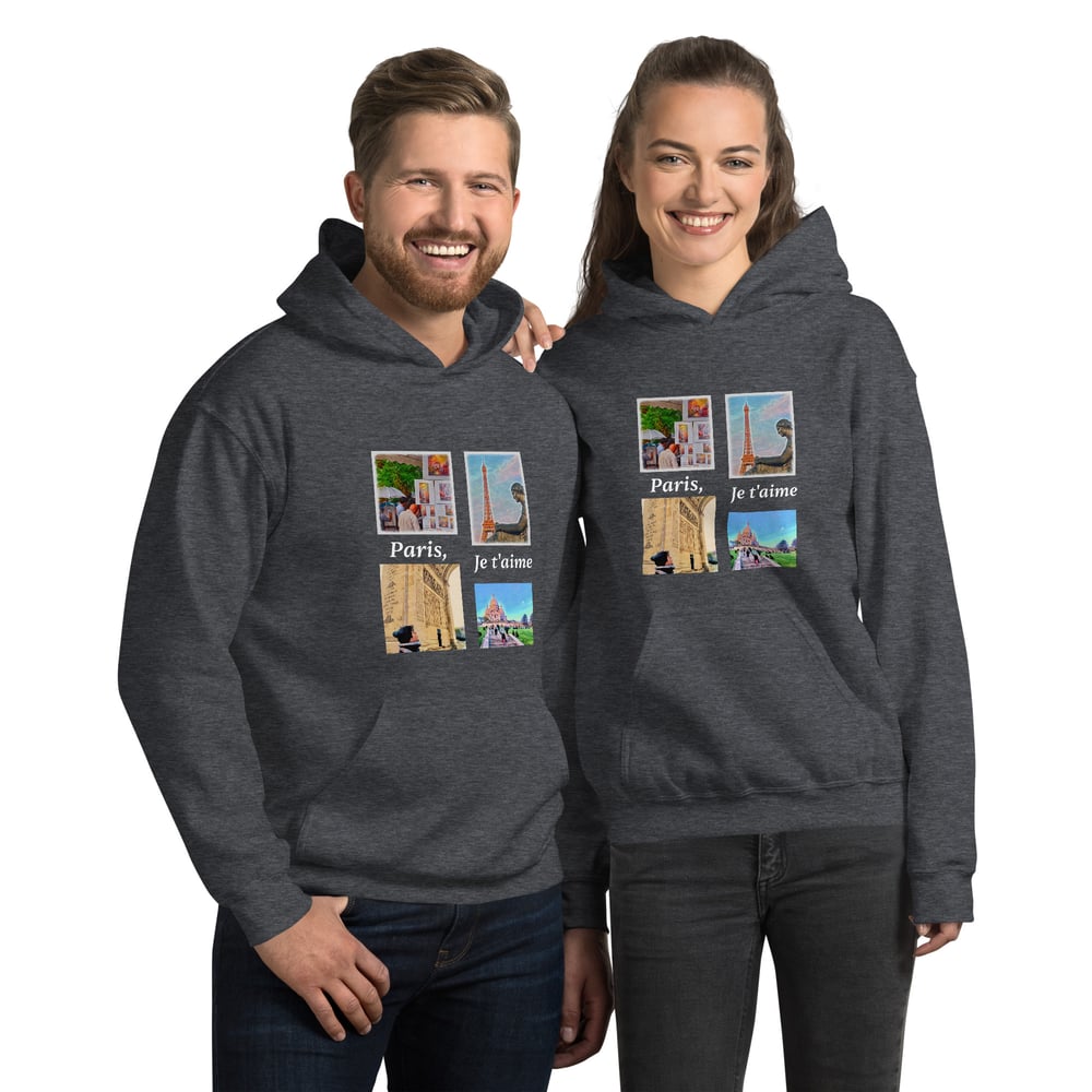 Image of Unisex Hoodie Paris, Je t'aime